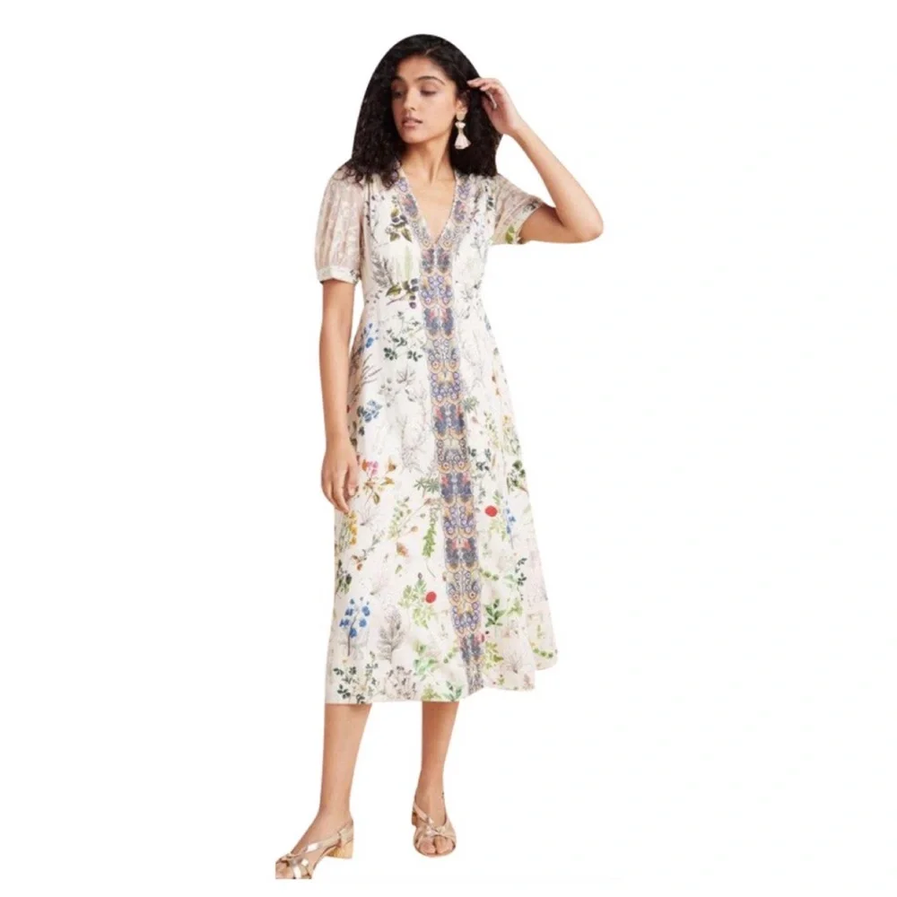 NWOT Anthropologie Geisha Designs Donna Dress  SZ Small